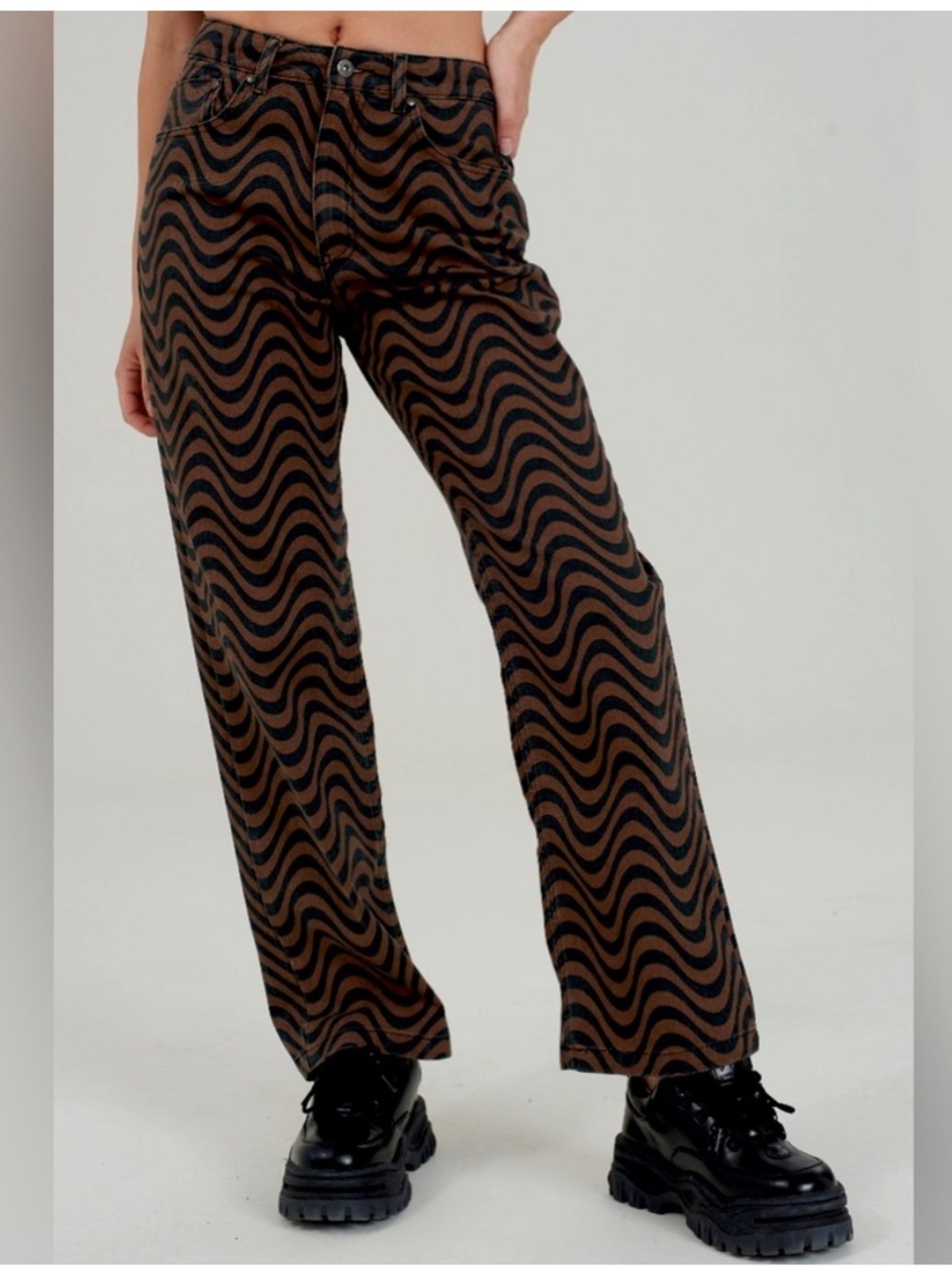 Ragged Priest Wavy Jeans Pants Festival Grunge Going Out Concert Futuristic 26
